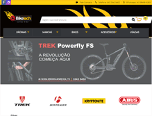 Tablet Screenshot of biketechcuritiba.com.br